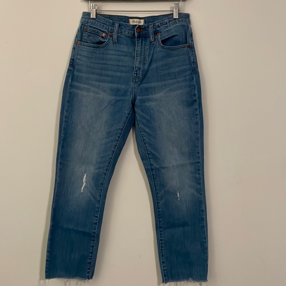 Madewell -The High Rise Slim Crop Boyjeans
